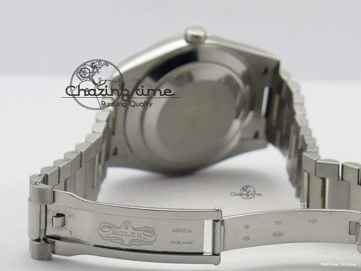 0521 Day-Date 40mm 228206 SS Noob 1:1 Best Edition Quadrant Textured Ice Blue Dial On SS Bracelet A Timeless 3801